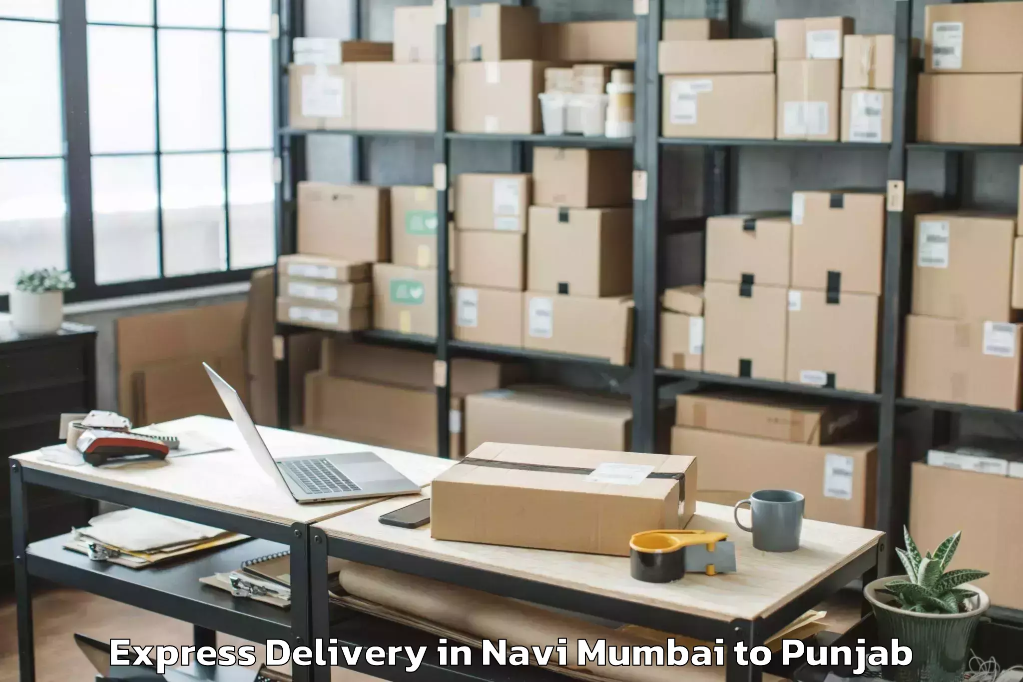 Get Navi Mumbai to Zirakpur Express Delivery